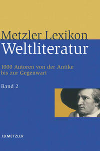 Vorderes Coverbild Metzler Lexikon Weltliteratur
