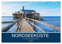 Vorderes Coverbild Nordseeküste Am Strand von Sankt Peter-Ording (Tischkalender 2025 DIN A5 quer), CALVENDO Monatskalender