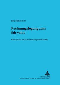 Vorderes Coverbild Rechnungslegung zum fair value