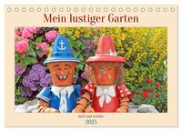 Vorderes Coverbild Mein Lustiger Garten, lach mal wieder (Tischkalender 2025 DIN A5 quer), CALVENDO Monatskalender