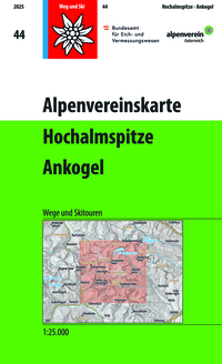 Vorderes Coverbild Alpenvereinskarte