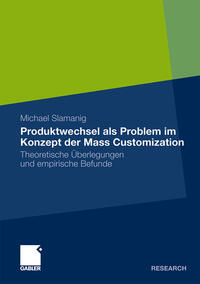 Vorderes Coverbild Produktwechsel als Problem im Konzept der Mass Customization
