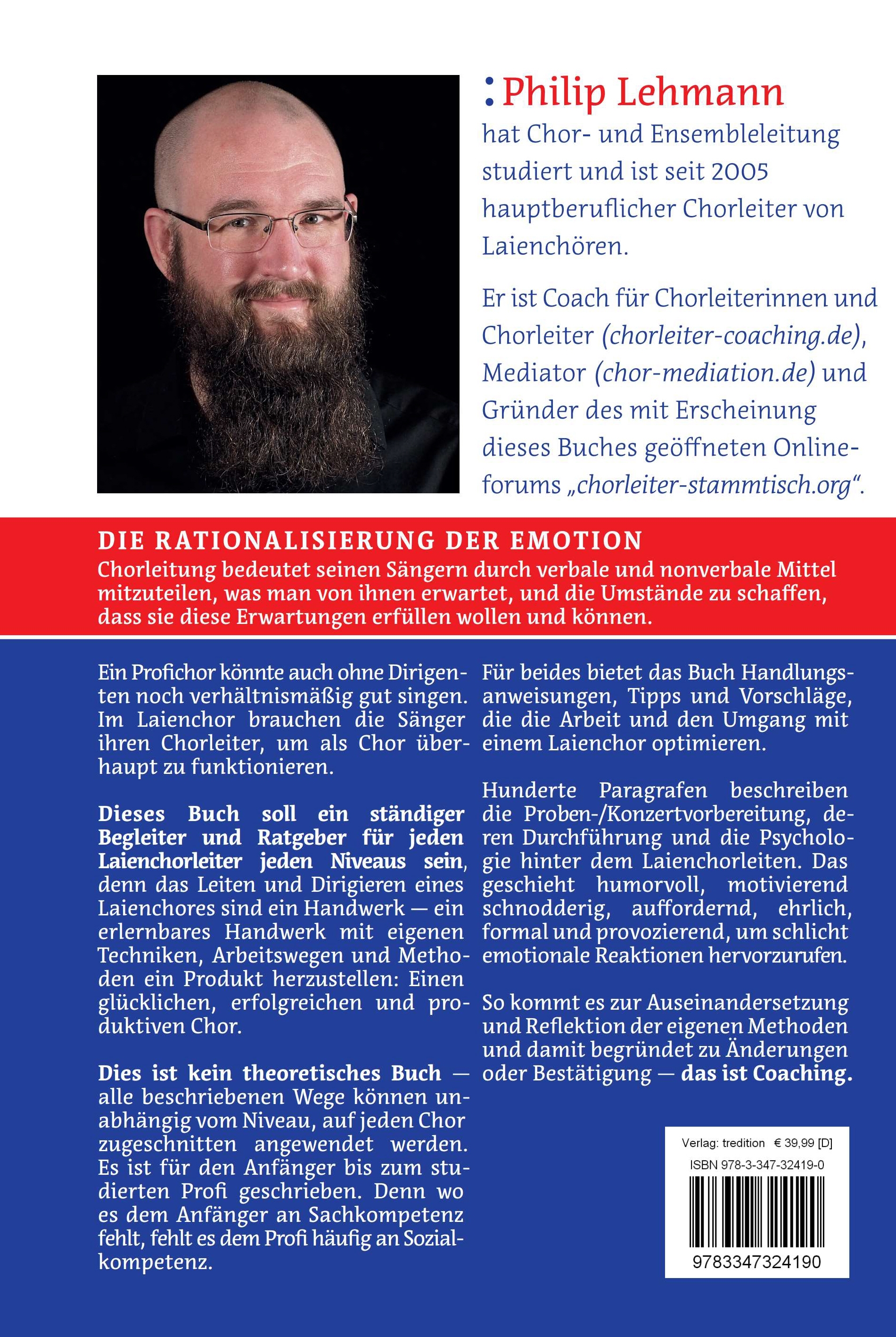 Rückseitencover Chorleiter-Coaching