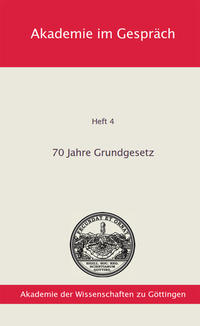 Vorderes Coverbild 70 Jahre Grundgesetz