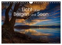 Vorderes Coverbild Licht über Bergen und Seen (Wandkalender 2025 DIN A4 quer), CALVENDO Monatskalender