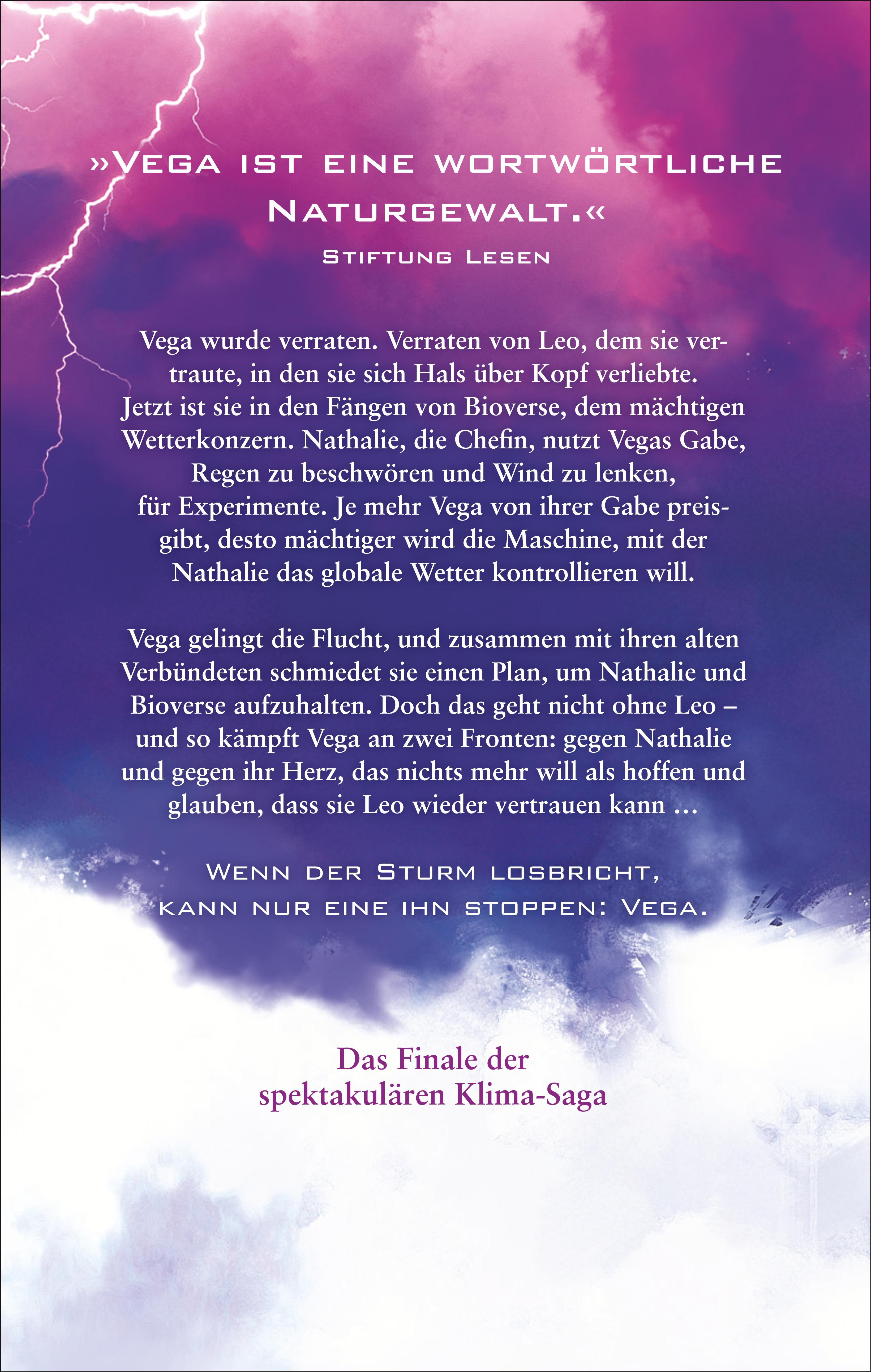 Rückseitencover Vega 2 – Der Sturm in meinem Herzen