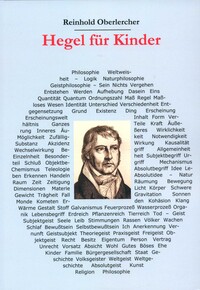 Vorderes Coverbild Hegel für Kinder