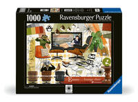 Vorderes Coverbild Erwachsenenpuzzle 1000 Teile - Eames Design Klassiker