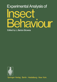 Vorderes Coverbild Experimental Analysis of Insect Behaviour