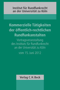 Vorderes Coverbild Kommerzielle Tätigkeiten der öffentlich-rechtlichen Rundfunkanstalten