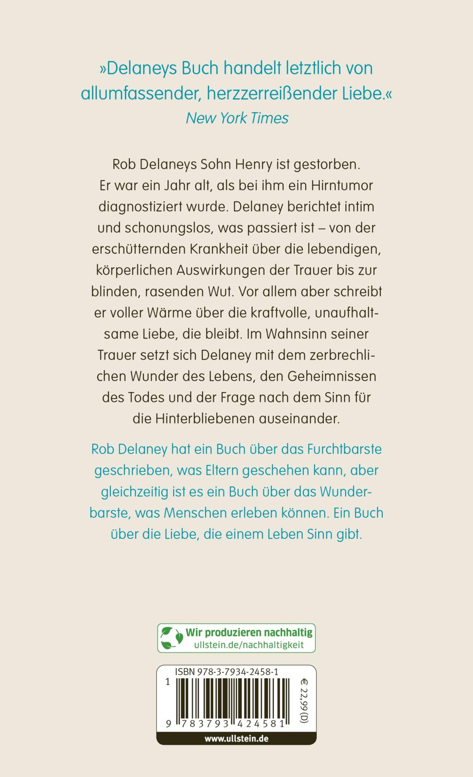 Rückseitencover Die Bedeutung eines Lebens
