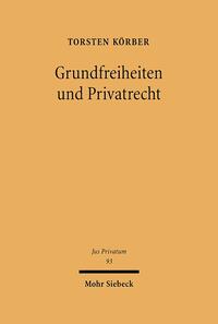 Vorderes Coverbild Grundfreiheiten und Privatrecht
