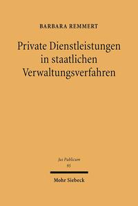 Vorderes Coverbild Private Dienstleistungen in staatlichen Verwaltungsverfahren