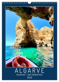 Vorderes Coverbild Algarve Traumhaft & farbenfroh (Wandkalender 2026 DIN A3 hoch), CALVENDO Monatskalender