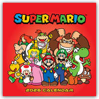 Vorderes Coverbild Nintendo – Super Mario 2026 – Wandkalender