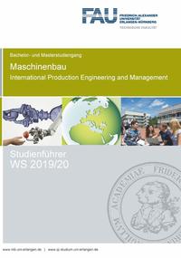 Vorderes Coverbild FEHLER Studienführer Maschinenbau und IP WS 2020/21