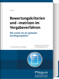 Vorderes Coverbild Bewertungskriterien und -matrizen im Vergabeverfahren
