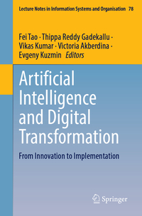 Vorderes Coverbild Artificial Intelligence and Digital Transformation
