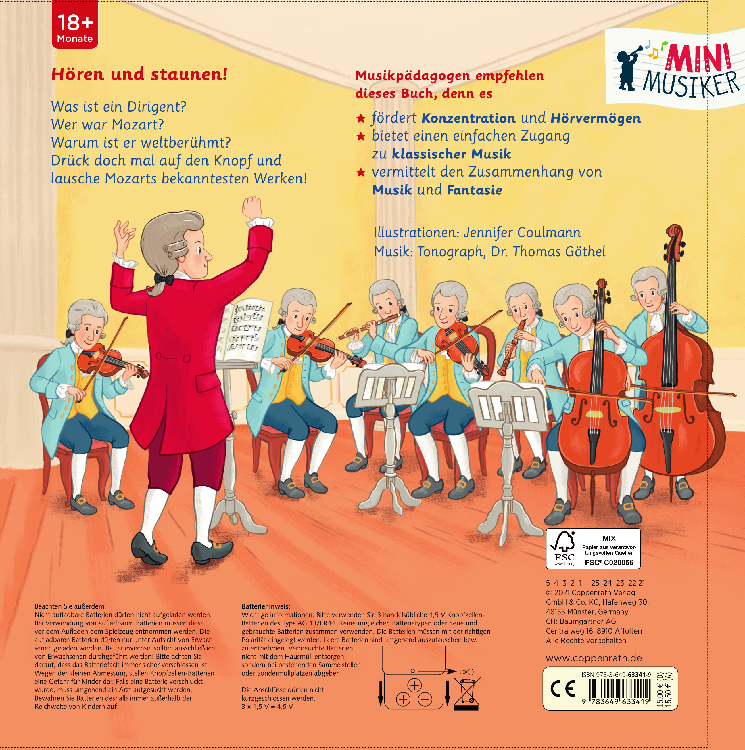 Rückseitencover Hör mal, kennst du Mozart?