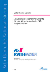 Vorderes Coverbild Schutz elektronischer Dokumente für den Wissenstransfer in F&E-Kooperationen