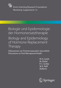 Vorderes Coverbild Biologie und Epidemiologie der Hormonersatztherapie - Biology and Epidemiology of Hormone Replacement Therapy