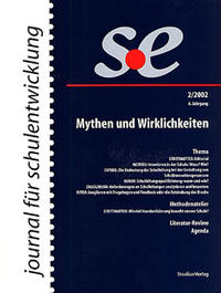 Vorderes Coverbild journal für schulentwicklung 2/2002