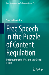 Vorderes Coverbild Free Speech in the Puzzle of Content Regulation