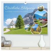 Vorderes Coverbild Christliche Bildpoesie 2026 (hochwertiger Premium Wandkalender 2026 DIN A2 quer), Kunstdruck in Hochglanz