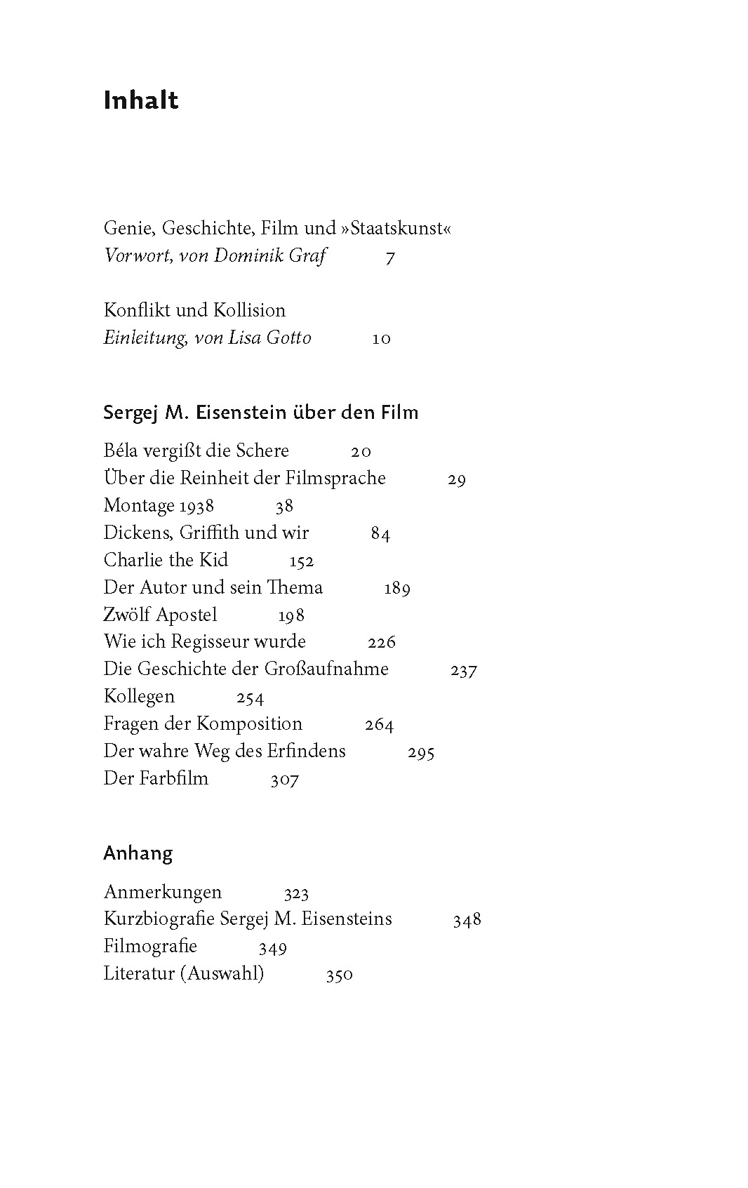Beispielinhalt (Bild) Eisenstein-Reader