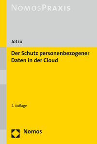 Vorderes Coverbild Der Schutz personenbezogener Daten in der Cloud