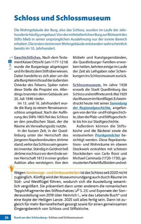 Beispielinhalt (Bild) Quedlinburg - Der Stadtführer