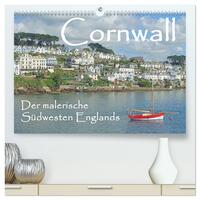 Vorderes Coverbild Cornwall. Der malerische Südwesten Englands (hochwertiger Premium Wandkalender 2026 DIN A2 quer), Kunstdruck in Hochglanz