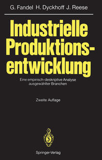 Vorderes Coverbild Industrielle Produktionsentwicklung