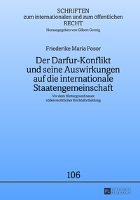 Vorderes Coverbild Der Darfur-Konflikt und seine Auswirkungen auf die internationale Staatengemeinschaft