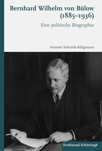 Vorderes Coverbild Bernhard Wilhelm von Bülow (1885-1936)