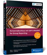 Vorderes Coverbild Konzernabschluss mit SAP S/4HANA for Group Reporting