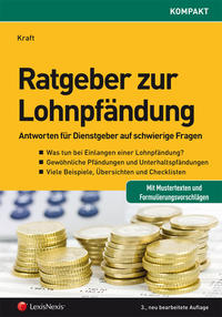 Vorderes Coverbild Ratgeber zur Lohnpfändung
