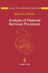 Vorderes Coverbild Analysis of Material Removal Processes