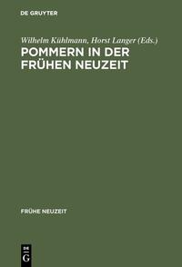 Vorderes Coverbild Pommern in der Frühen Neuzeit