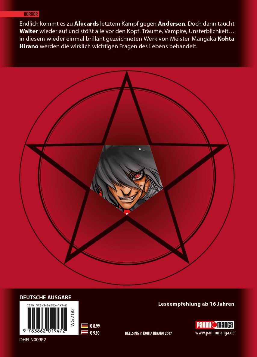 Rückseitencover Hellsing Neue Edition 09