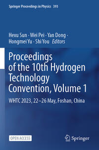 Vorderes Coverbild Proceedings of the 10th Hydrogen Technology Convention, Volume 1