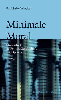 Vorderes Coverbild Minimale Moral