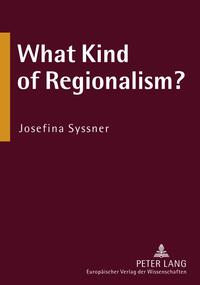 Vorderes Coverbild What Kind of Regionalism?