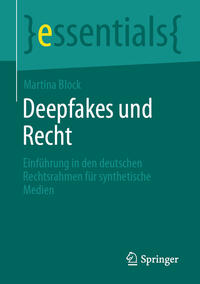 Vorderes Coverbild Deepfakes und Recht