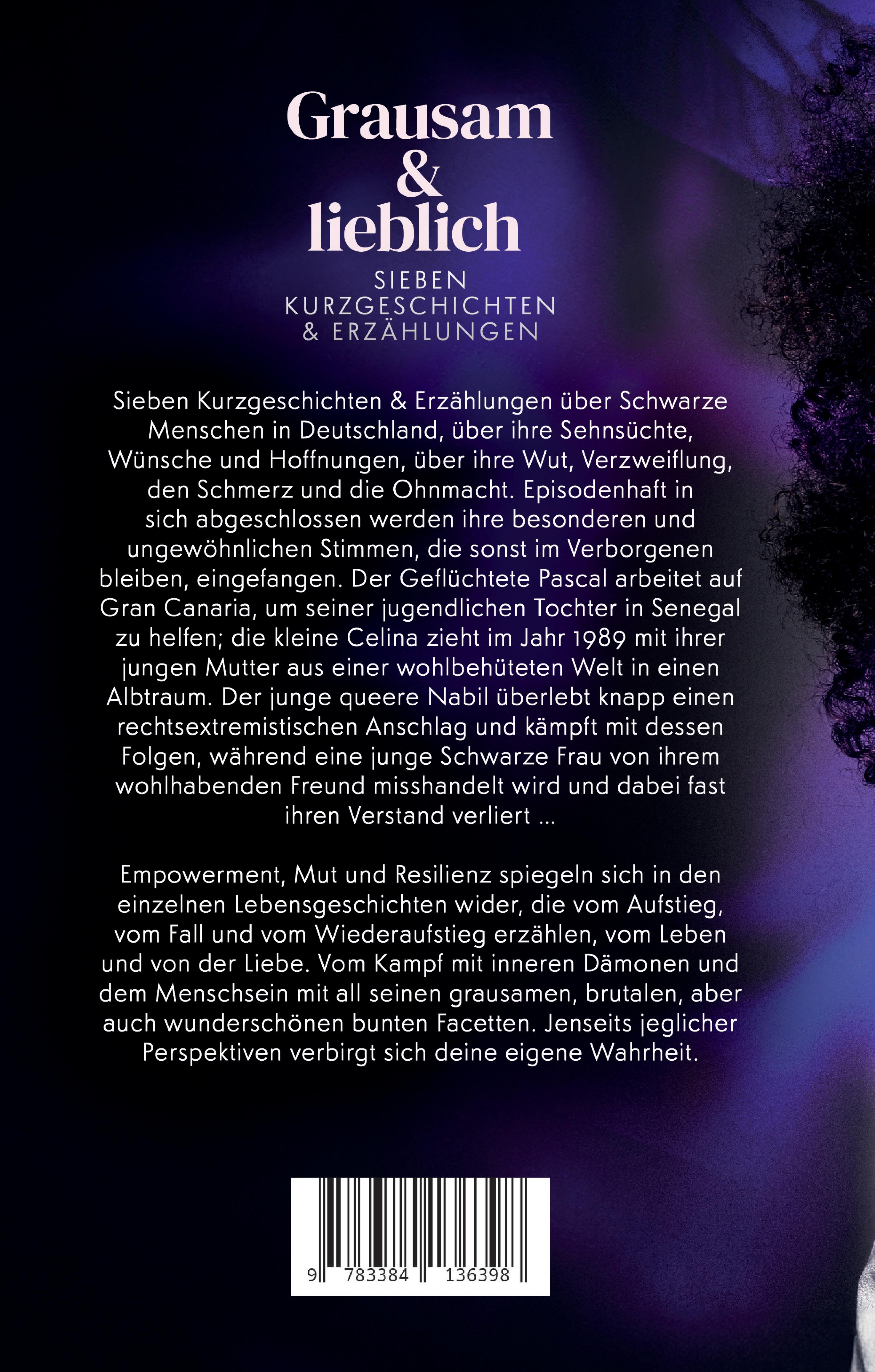 Rückseitencover Grausam und lieblich