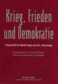 Vorderes Coverbild Krieg, Frieden und Demokratie