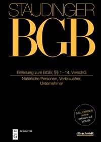 Vorderes Coverbild Einleitung zum BGB; §§ 1-14; VerschG