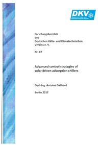 Vorderes Coverbild Advanced control strategies of solar driven adsorption chillers
