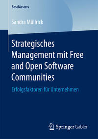 Vorderes Coverbild Strategisches Management mit Free and Open Software Communities