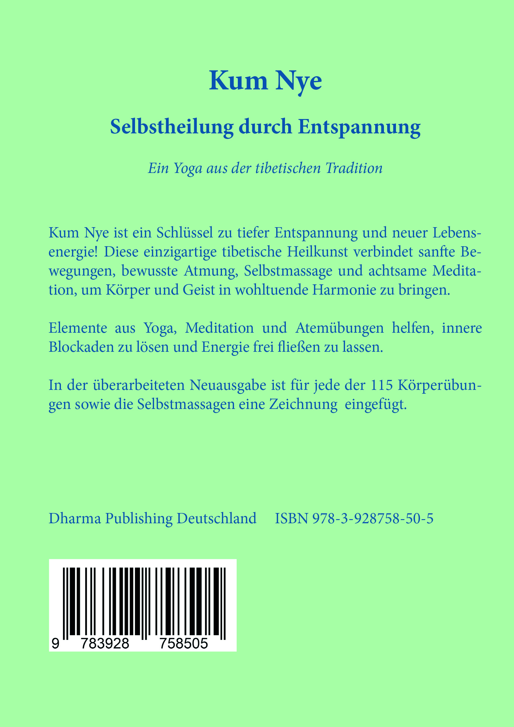Rückseitencover Kum Nye